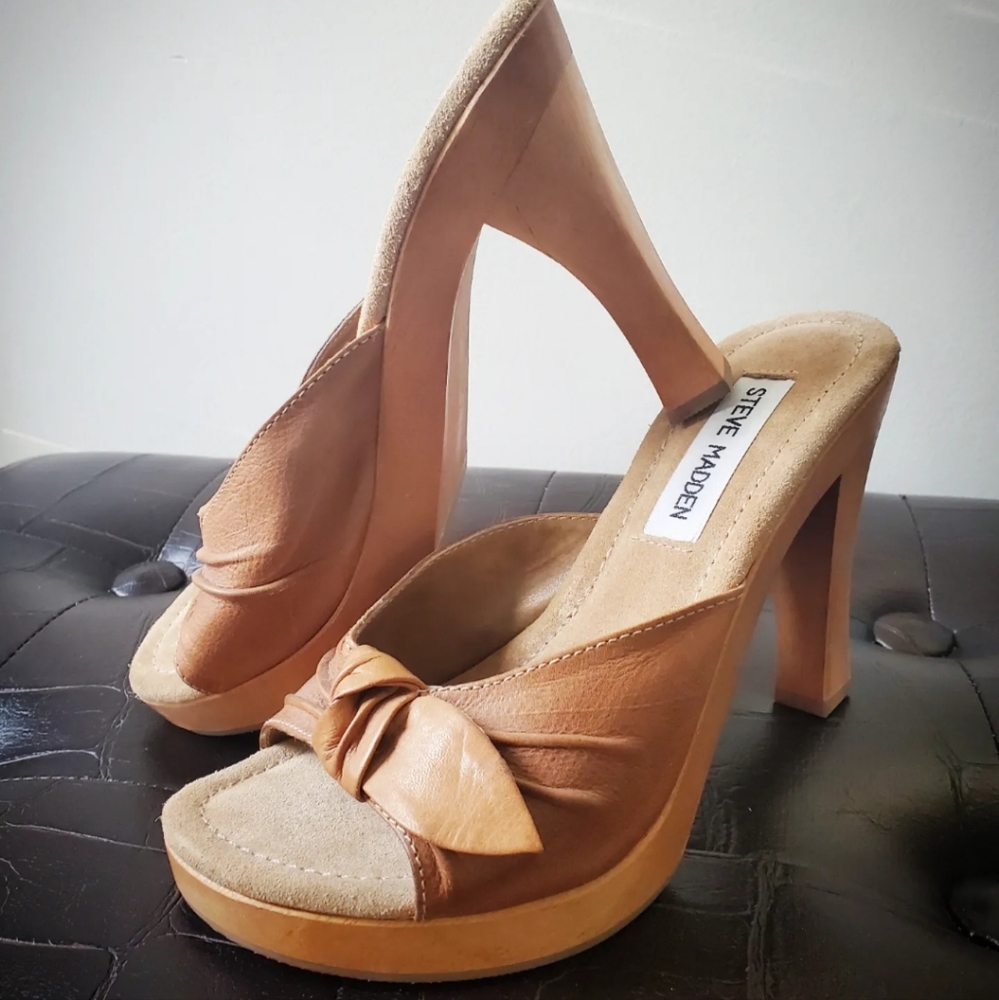 Steve Madden 6B tan leather